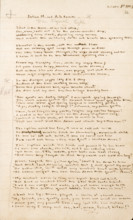 The Gondal Poems by Emily Brontë, 1844-1848. English novelist and poet Emily Jane Brontë