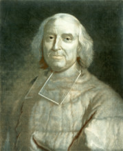 Cardinal de Fleury, c1738. Portrait of the French cardinal, Andre-Hercule de Fleury. He never