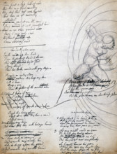 Earth Answer, c1787-1818? Page of drawings and text from a sketchbook. From the Manuscript