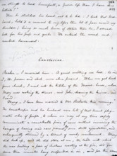 Manuscript of "Jane Eyre", 1846. Jane Eyre's love for Edward Rochester, the two main characters of