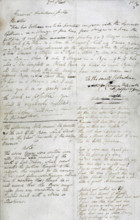 Instructions for the printing of William Wordsworth's poems, 1807. Wordsworth explains how he wants