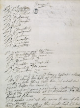 Notes to a meeting about the fate of James II, 1688. Following William of Orange's invasion of