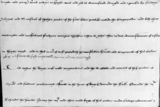 The "Act in Restraint of Appeals to Rome", reformation statute, 1533. This was the first of the
