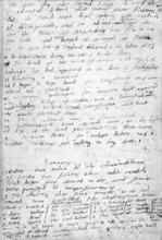 Page from the diary of King Edward VI, c1551-c1552. Edward VI succeeded to the English throne in