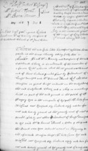 An order of the London Fire Court, 1667. Following the Great Fire of London, disputes arose about