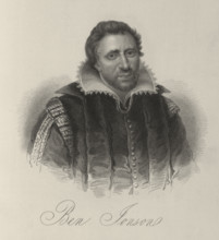 Ben Johnson, c1600-c1637, (1834-1837). English Renaissance dramatist, poet and actor Jonson
