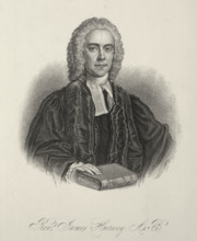 Revd. James Hervey A.B., c1740, (1834-1837). Hervey (1714-1758) was a British devotional writer.