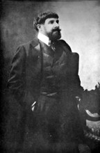 Portrait of Paul Adam, 1912. One of the most distinguished novelists and writers in France.