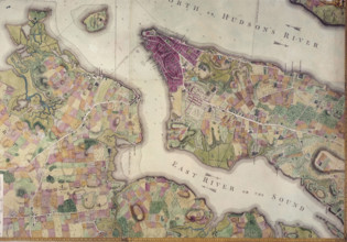 Plan of the City of New York, in North America: Surveyed in the Years 1766 & 1767. Map of the
