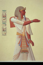 Portrait of Pharaoh Mienptah Hotephimat, 1878-1879. 'Portrait du Pharaon Mienptah Hotephimat'.
