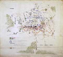 Plan of the Battle of Waterloo, 1815.