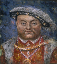Portrait of Henry VIII, c1522-c1536. From "The Penitential and other Psalms", a prayer book written