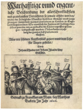 The Gunpowder Plot conspirators, 1605 (1606). From left ro right: Bates; Robert Winter; Christopher