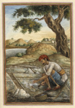 Luniya, a caste of salt-diggers, 1825. From Tashrih Al Aqvam An Account Of Origins And Occupations