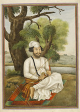 Qusuri or Kusuri an Afghan of Kasur, 1825. From Tashrih Al Aqvam An Account Of Origins And