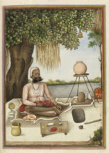 Sannyasi’ a Saiva mendicant, 1825. From Tashrih Al Aqvam An Account Of Origins And Occupations Of