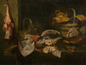Still Life with Fish, 1660-1670.