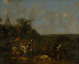 Cavalry battle, 1650-1700.