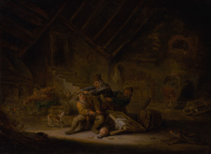 Card-Players Fighting, 1760-1780.