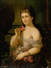 Young Woman with a Bouquet, 1874.