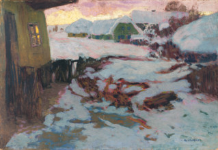 Winter landscape, c1915.