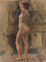 Female Nude, 1889.