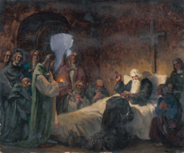 Study for the Picture Svätopluk Says Farewell to His Sons, around 1940.