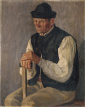 Study of a Seated Lumberjack, 1935.