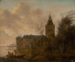 Chateau Montfoort, 1653. The Castle of Montfoort near Utrecht.