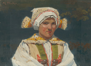 Girl in a Folk Costume, 1910.