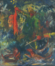 Hunter with Dog II, 1940-1944.