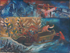 Carrying the Sick, 1940.