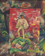 Symbolic Figure of a Man in a Folk Costume, 1930-1935.