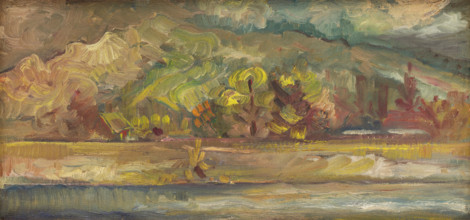 Landscape with a River, 1935-1940.