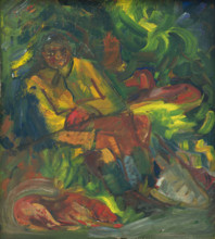 Resting Hunter with Two Dogs, 1940-1944.