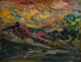 Sunset in the Mountains, 1940-1944.