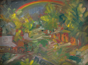 A Rainbow over a Village, 1940-1944.
