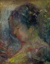 The Head of a Woman in Profile, around 1930.