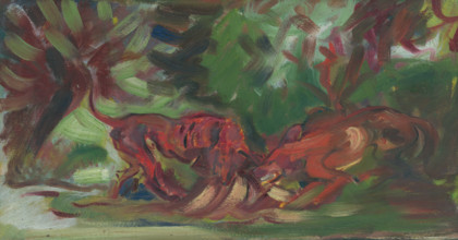 Dogs Fighting, 1940-1944.