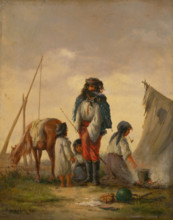 Gypsy family, 1868.