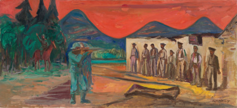 Execution of partisans, 1947.