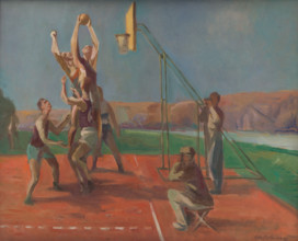 Basketball Players, 1945.