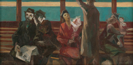 On a Tram (Gossips), 1943.