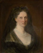 Portrait of Baroness Hedviga Mednyánszká, 1869.