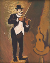 A Clown Playing the Violin, 1940.