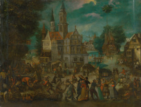 May Celebrations (Celebrations outside the Castle),  c1600-1630.