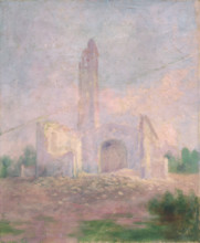 Ruins of a church, early 20th century.