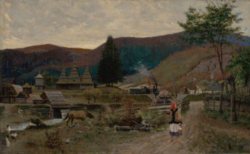 Landscape near Volovec, 1890.