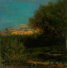 Sunset and trees in shade, 1894.