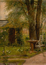 Garden with a table, 1902.